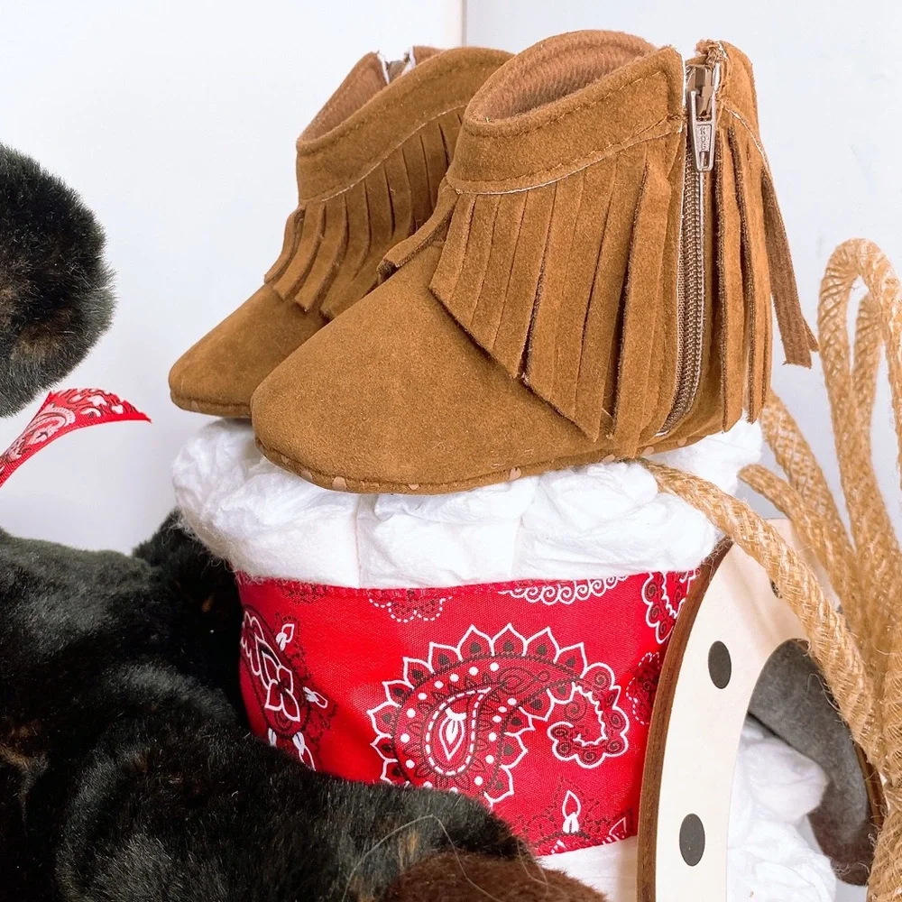 Wild West Diaper Cake, Western Cowboy Diaper Cake